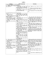 Chuẩn kiến thức kỹ năng môn Toán