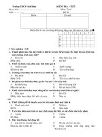 Kiem tra 1 tiết _ lớp 6