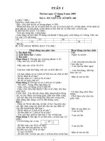 LỚP 2 (TUẦN 1+2)-CHUẨN KIẾN THỨC, KĨ NĂNG