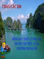 Ôn tập chương III- DS9