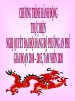 Chương trình hành động thực hiện NQ...