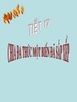 tiet 17 chia da thuc 1 bien da xap xep
