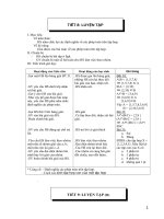 TIẾT 8: LUYỆN TẬP dai so 10