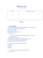 kiểm tra văn 6