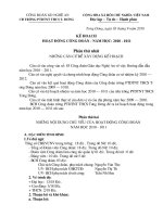 Ke hoach Cong doan 2010 - 2011