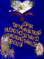 B22. Qui Trình Tổ Chức bữa ăn