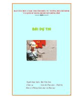 Bài thi tìm hiểu Lịch sử Đảng bộ Đồng Phú