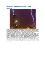 Sét- hiện tượng thiên nhiên kỳ thú