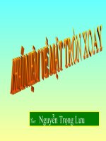 KHAI NIEM VE MAT TRON XOAY