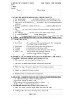 KIEMTRA 1 TIET LÁN II HKII LOP9 (06-07