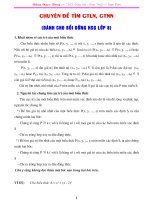Chuyên đề bồi dưỡng HSG 8