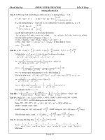 Hướng dẫn giải đề thi thử đại học môn toán đề số 31