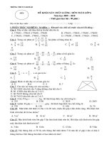 De thi tuyen lop 6 lan 1 nam 2009-2010