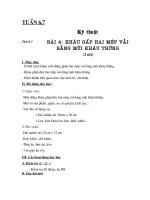 Bài 4: Khâu ghép hai mép vải bằng mũi khâu thường