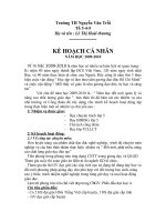 Kế hoạch cá nhân 2010