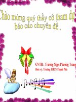 chuyên đề TA lớp 7