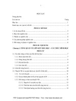 Giảng dạy một số nội dung liên kết hóa học ở trường THPT