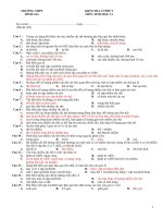 Kiểm tra 15 phút lần 1