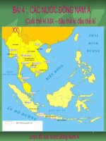 Bài 4 Các nước Đông Nam Á