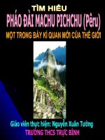 Pháo đài Machu Pichu (Peru)