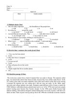 Kiểm tra 1 tiết AV9(lần 1)