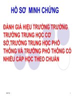 Danh gia chuan Hieu truong