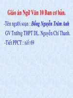 Tiết 69: PHương pháp thuyết minh