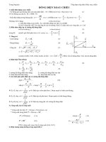 công thức điện xoay chiều