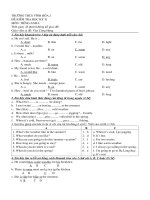 Đề Thi English 6 HK2