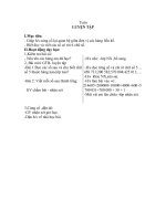 giáo án buổi chiều