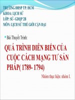 CÁCH MẠNG TƯ SẢN PHÁP