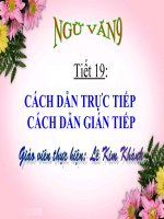 cách dẫn trực tiếp - gián tiếp