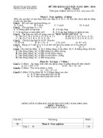 đề thi khảo sát toán  6