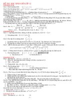 đề thi HSG Nam Định các năm