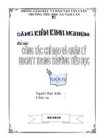 Ứng dụng CNTT vào QL&DH