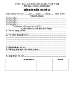 BB kiểm tra hồ sơ GV