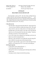 Kế hoạch HĐNGLL (CM)