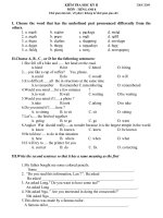 Đề.đáp án HK_II lớp 8