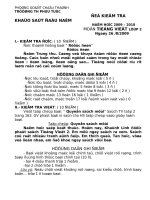 Đề KSCL đầu năm từ lớp 1 đến lớp 5