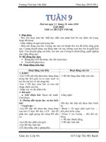 giao an lop 4 t9 da sua