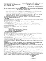 KẾ HOẠCH GIAO LƯU 20/10/2010