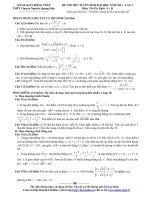 ĐỀ THI THỬ TUYỂN SINH ĐẠI HỌC NĂM 2013 LẦN 2 THPT Chuyên Nguyễn Quang Diêu Môn TOÁN; Khối A + B