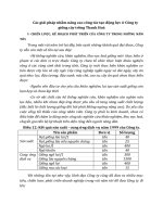 Các giải pháp nhằm nâng cao công tác tạo động lực ở Công ty giống cây trồng Thanh Hoá