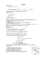 Đáp án thi TS Lớp 10 - Bắc Giang 2009 - Đợt 1