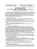 Ke hoach thuc hien 2 khong