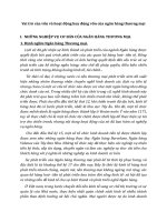 Vai trò của vốn và hoạt động huy động vốn của ngân hàng thương mại