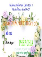 PHEP CHIA  tuần 22.ppt
