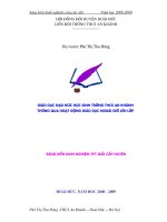 Giáo dục đạo đức cho học sinh thông qua HĐNGLL ở trường THCS An Khánh