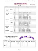 Giáo an: THỦ CÔNG - KĨ THUẬT . Tháng 3