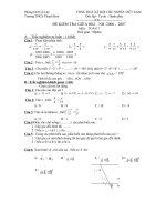 ĐỀ KT GIỮA HKI TOÁN 7